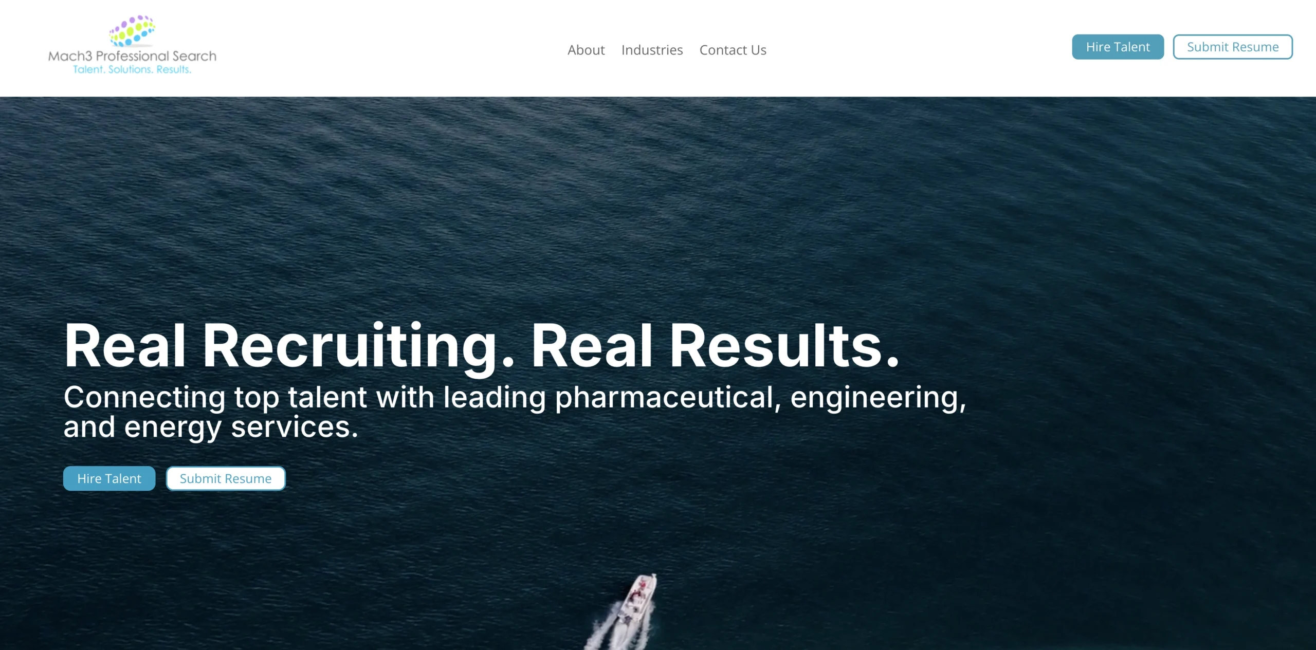 Website design for Mach3 Professional Search by Oakville Web Designs